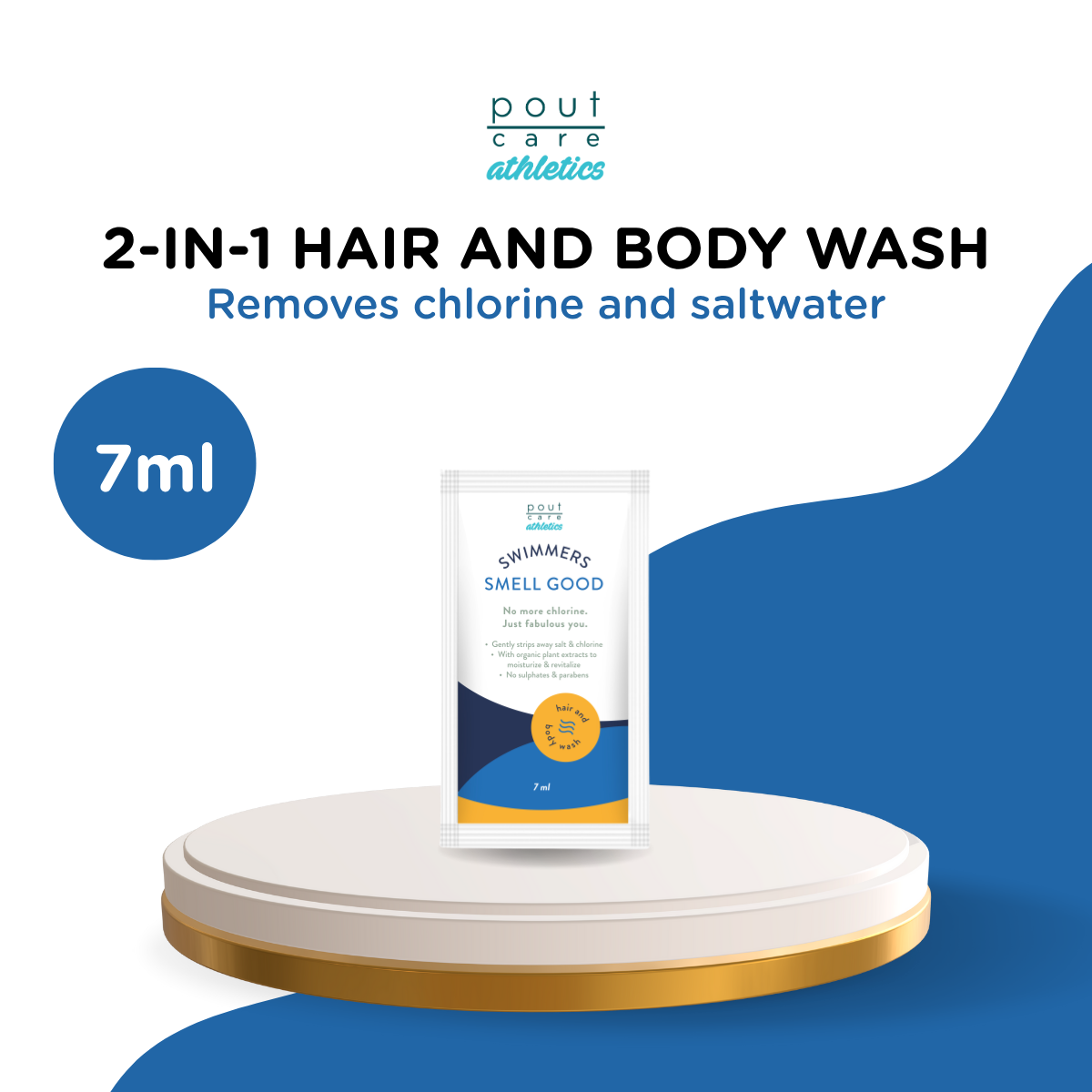 Swimmers Smell Good Hair & Body Wash 7ml